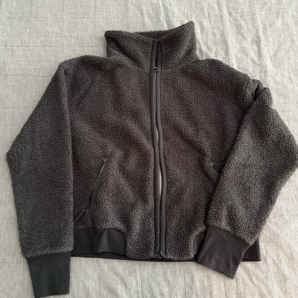 All in motion zip up Sherpa